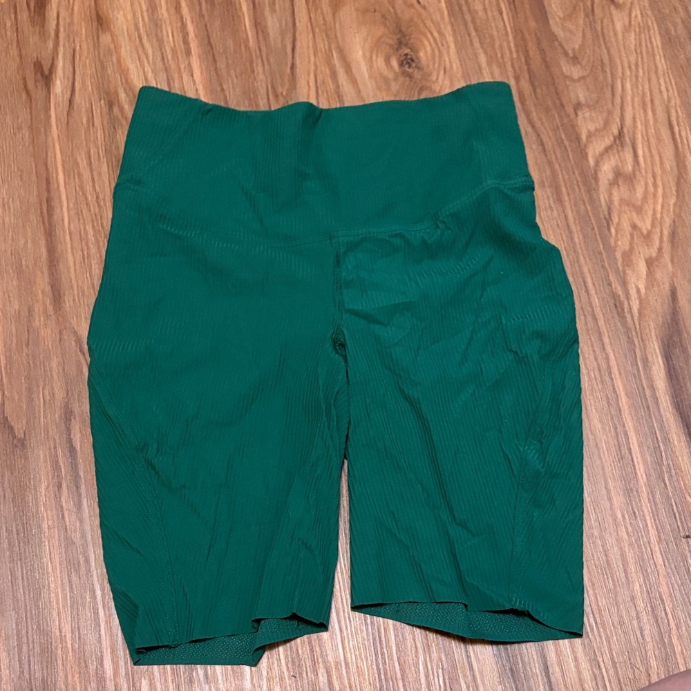 Lululemon Athletica Forest Green Bike Shorts